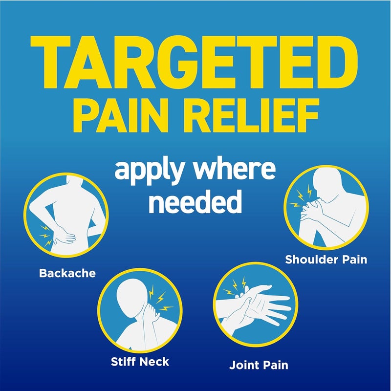 Globe 15 Pack Maximum Strength OTC Pain Relief 4 Lidocaine Patch 39 x 55 Temporary Relief of Pain Back Neck Shoulders Knees Elbows Minor Skin Irritations 15Count Box - Image 3