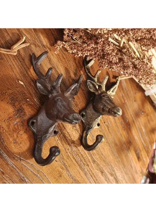 Golden Wall Hook Easy Install Multi Purpose Load Bearing for Coats Keys Towels - Image 5