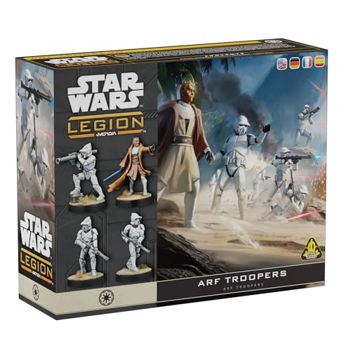 Asmodee Star Wars Legion ARF Troopers Unit Expansion Tabletop Miniatures Game Strategy Game for Kids and Adults Ages 14 2 Players 3 Hour Playtime - Image 1