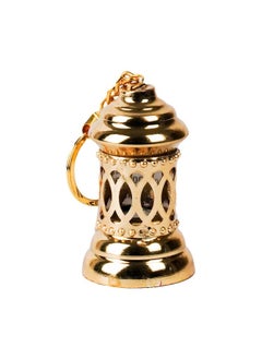 Generic Ramadan Lantern Keychain Medal Gold Different Shapes Gold Metal Number 1 With Light  - Image 1