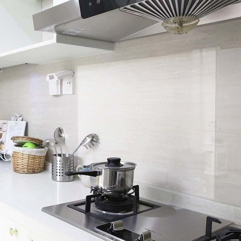 ERATO Clear Matte Self Adhesive Wallpaper Protective Film Oil Proof Removable Waterproof Kitchen Film for Table Countertop Kitchen (Clear Matte, 20 x 150 Inch) - Image 2