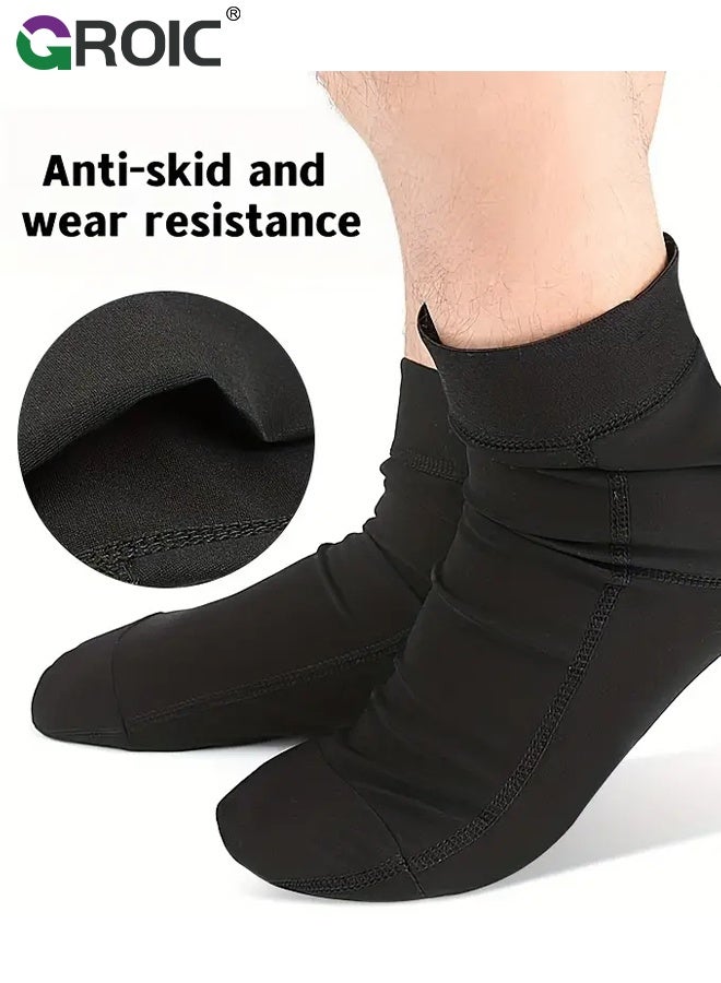 GROIC 1 Pair Sauna Sweat Socks,Heat-Trapping Design for Workout and Fitness Training,Slimming Compression Socks,Sauna Socks for Workout, Weight Loss - Image 3