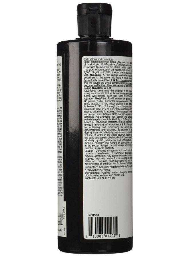 Brightwell Aquatics NanoCode B - Balanced Major, Minor & Trace Element & Buffer System for Nano-Reef Aquariums, 500ml - Image 4