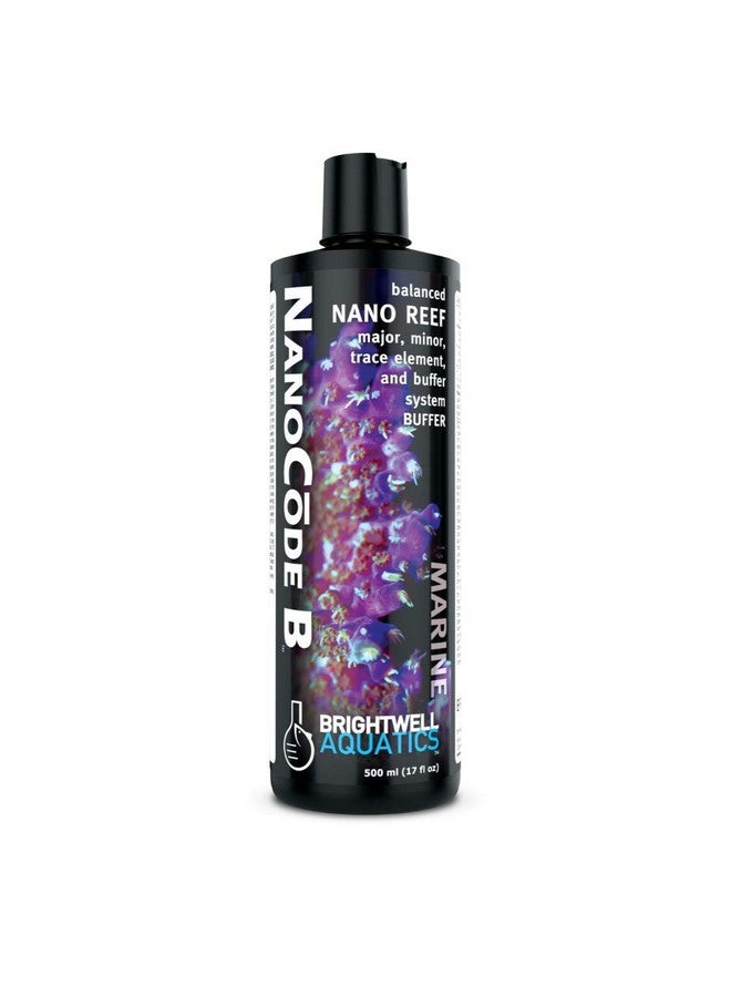 Brightwell Aquatics NanoCode B - Balanced Major, Minor & Trace Element & Buffer System for Nano-Reef Aquariums, 500ml - Image 1