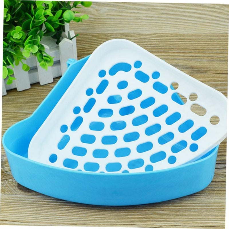 Small Animal Litter Box Triangle Potty Trainer For Hamster Rabbit Ferret - Image 4