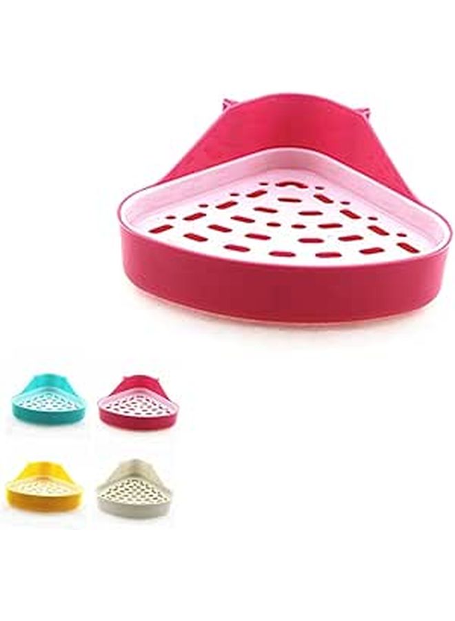 Small Animal Litter Box Triangle Potty Trainer For Hamster Rabbit Ferret - Image 1