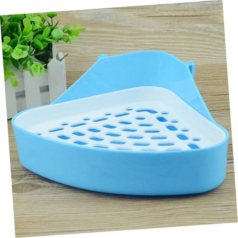 Small Animal Litter Box Triangle Potty Trainer For Hamster Rabbit Ferret - Image 5