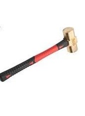 Generic 800g 2lb Brass Sledge Hammer Fibreglass Handle  - Image 2