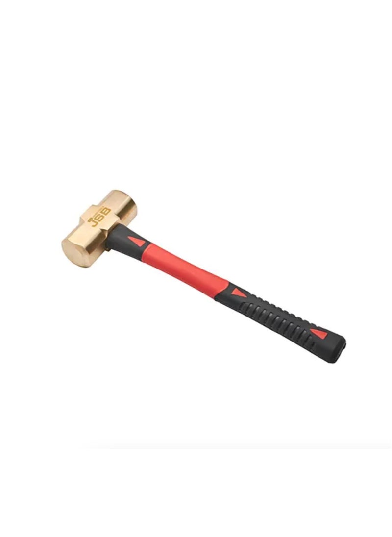 Generic 800g 2lb Brass Sledge Hammer Fibreglass Handle  - Image 1