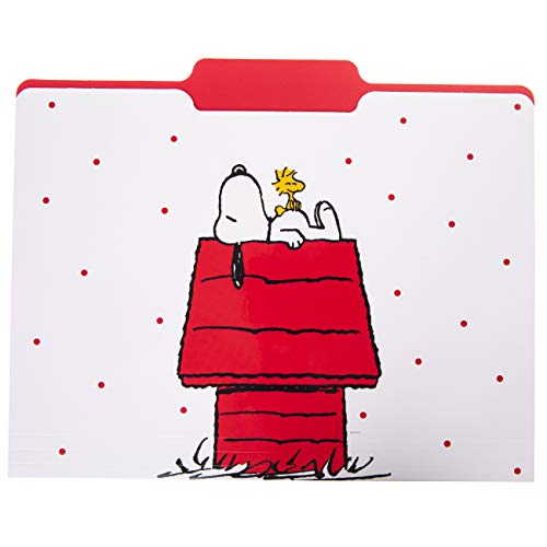Graphique "Snoopy" File Folder Set – File Set Includes 9 Folders and 3 Unique Go-Getter Designs, Embellished w/Gold Foil on Durable Triple-Scored Coated Cardstock - Image 3