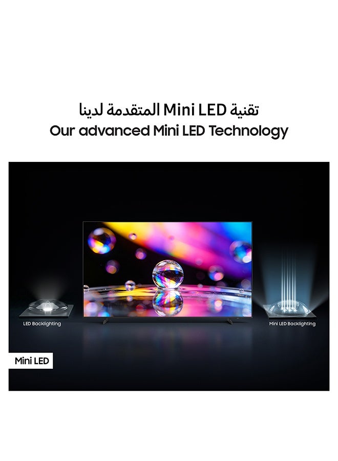 Samsung 100 Inch M90H Mini LED 4K Smart TV, HDR 10+, Motion Xcelerator 144Hz, Adpative Sound+, Gaming Hub, FreeSync Premium, AI Football Mode, UA100M90HUXZN (2026 - UAE Version) UA100M90HUXZN black - Image 5