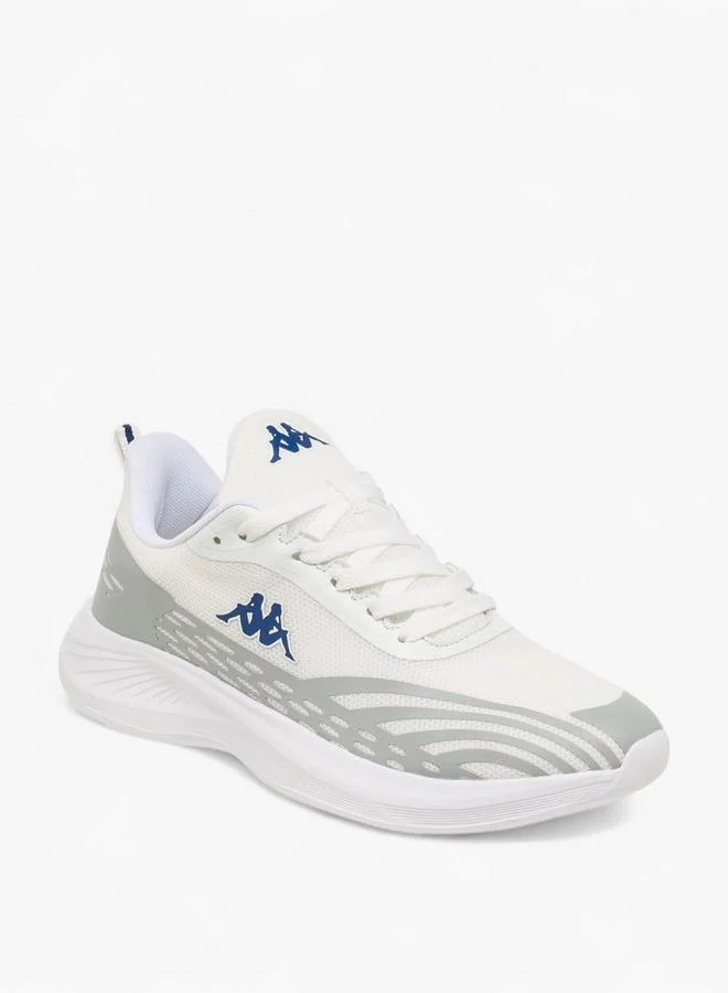 كابا حذاء رياضي رجالي بطبعة شعار وإغلاق برباط