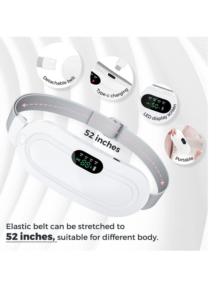 Joshberg - Menstrual Heating Pad, Electric Cordless Heated Waist Belt,Fast Heating Pad with 3 Heat Levels and 3 Vibration Massage Modes, Menstrual/Period, Back or Belly Pain Relief for Women or Girl - Image 1