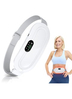 Menstrual Heating Pad, Electric Cordless Heated Waist Belt,Fast Heating Pad with 3 Heat Levels and 3 Vibration Massage Modes, Menstrual/Period, Back or Belly Pain Relief for Women or Girl