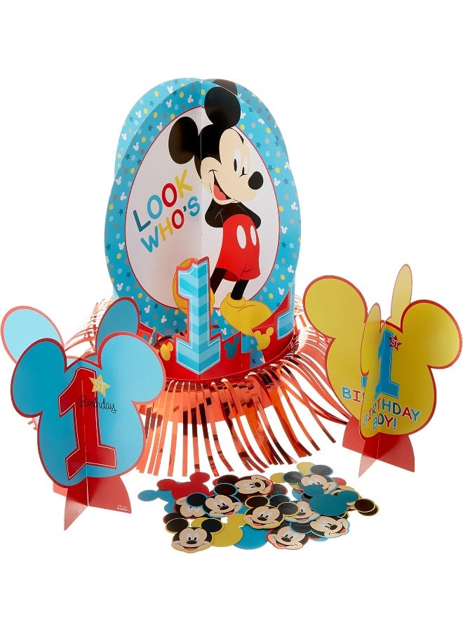 Amscan 281833 Disney Mickey's Fun to be One Table Decorating Kit, 1 pack (23 pcs), Birthday - Image 2