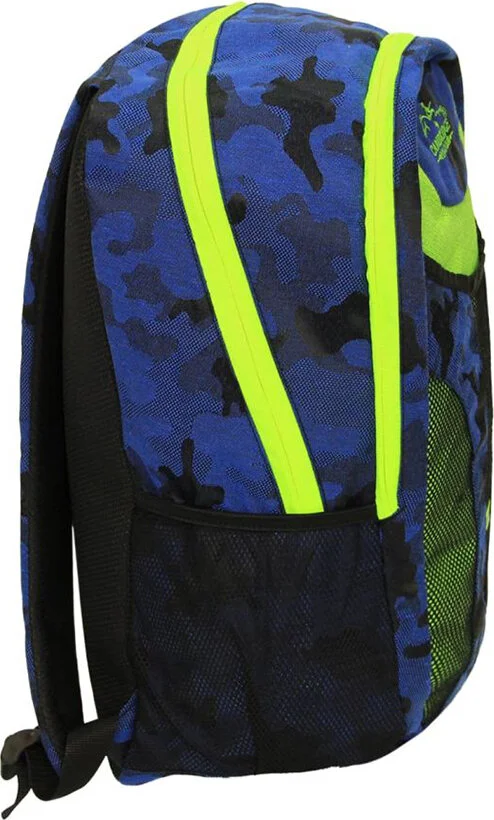 Cambridge Polo Club Backpack with Side Pocket, Waterproof Fabric Base and Back Shock Absorbing Support
