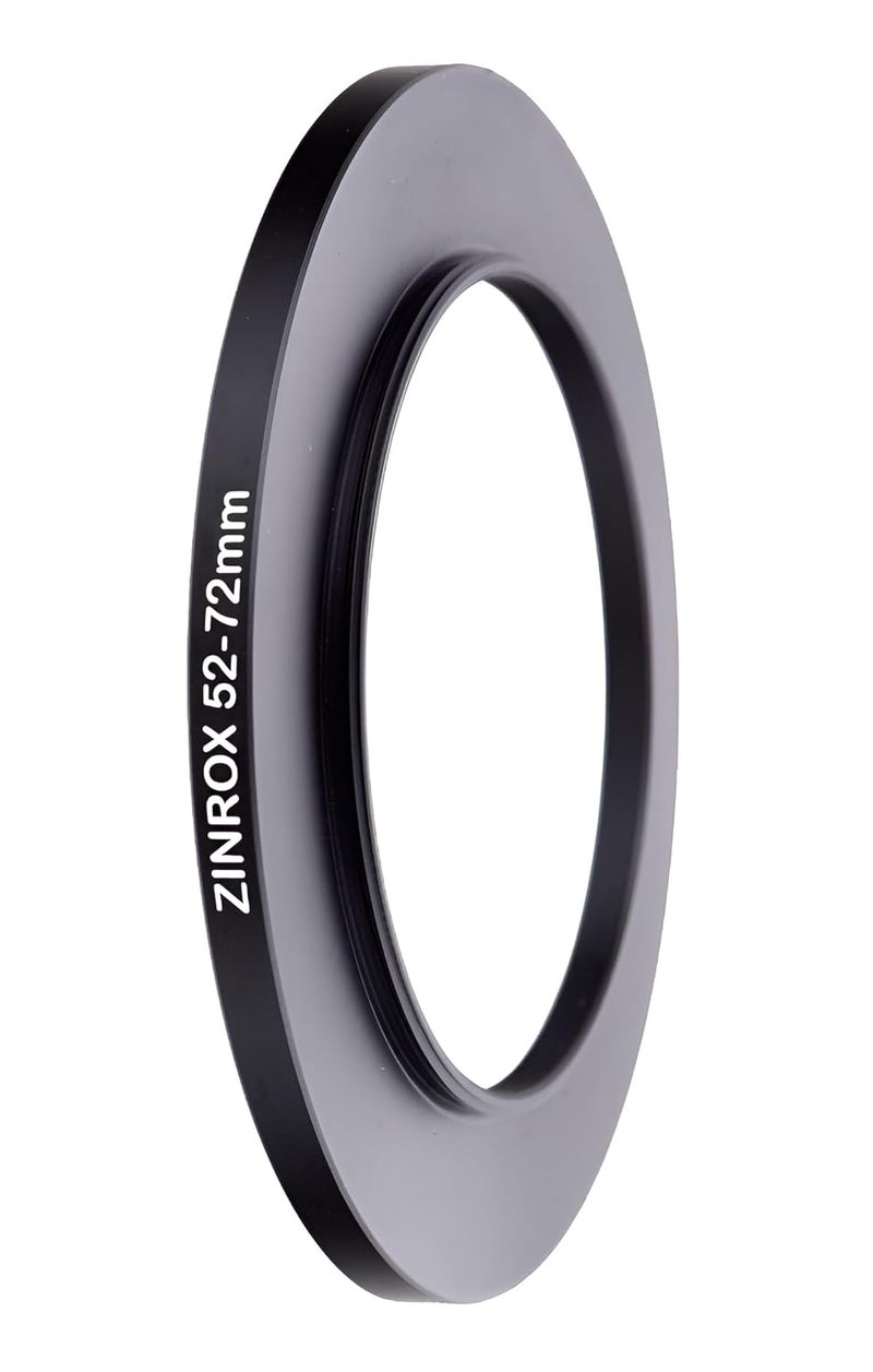 ZINROX® 52-72mm Step Up Lens Filter Adapter Ring, Set of 1 Piece - Size: 52mm to 72mm Stepping Ring - Made in India - Image 2