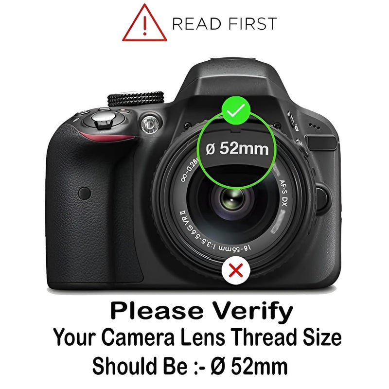 ZINROX® 52-72mm Step Up Lens Filter Adapter Ring, Set of 1 Piece - Size: 52mm to 72mm Stepping Ring - Made in India - Image 5