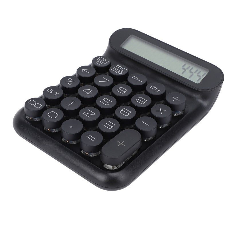 Mechanical Calculator with Blue Switch Keys Detachable Round Keycaps - Anti Slip Pads for Office Desk - Image 4