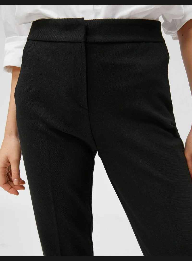 KOTON Basic Cigarette Classic Trousers Slim Leg