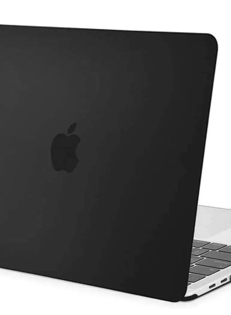 Compatible with MacBook Pro 13 inch Case 2022, 2021, 2020, 2019-2016 M2 M1 A2338 A2251 A2289 A2159 A1989 A1708 A1706 with/Without Touch Bar, Plastic Hard Shell Case Cover--Black - Image 1