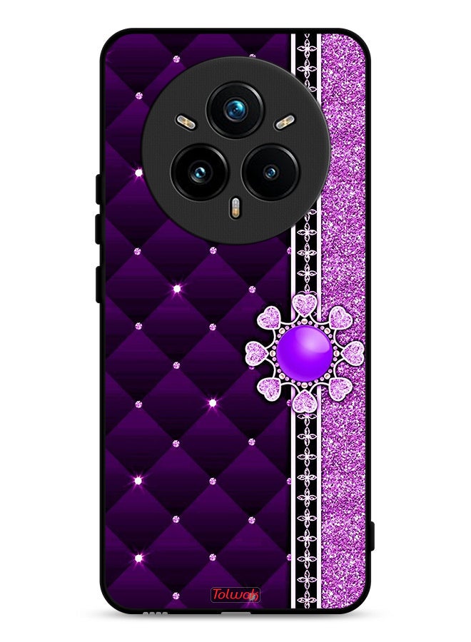 Tolwak Realme 14 Pro 5G Protective Case Cover Glitter Hearts