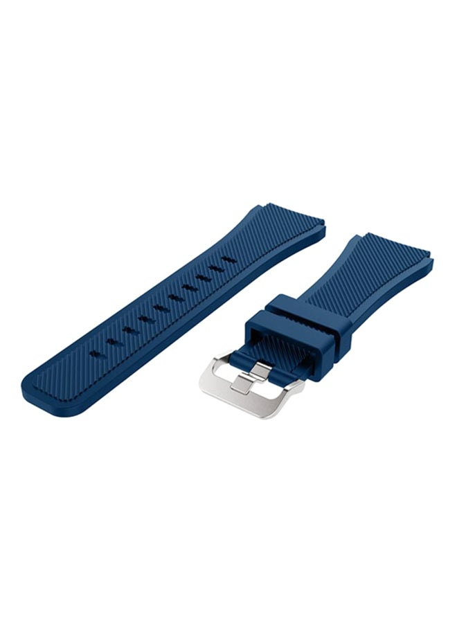 Voberry Silicone Replacement Band For Samsung Galaxy Watch 46mm Navy  - Image 1