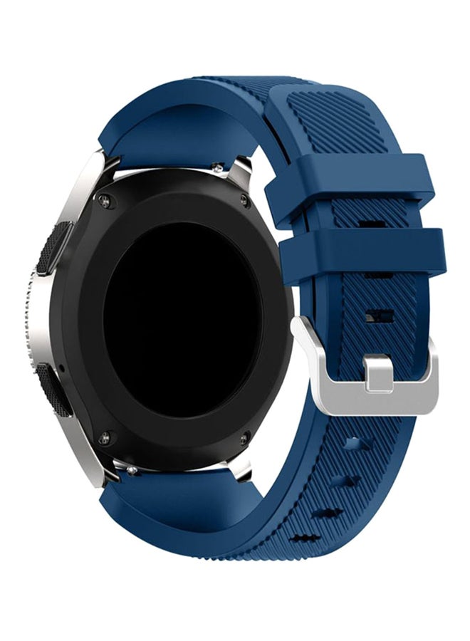 Voberry Silicone Replacement Band For Samsung Galaxy Watch 46mm Navy  - Image 2