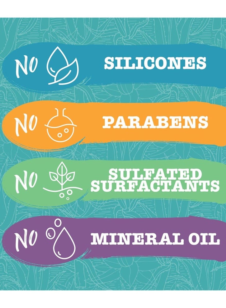 ماوي مويستشر شامبو بذور الكتان لطيف وخفيف الوزن، 385 مل.، للشعر مجعد - Image 3