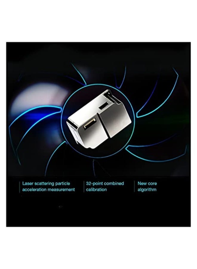 Air Quality Screen Formaldehyde Detector Air Quality Screen PM2.5 PM10 PM1.0 Temperature Humidity Screen Home Air Quality Testing Instrument - Image 3