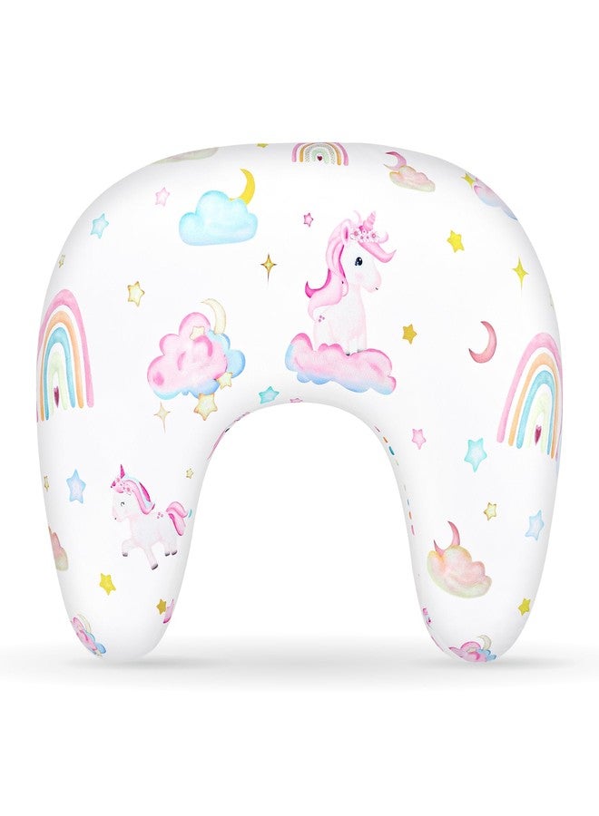 Pea Pod Nursing Pillow Cover, Soft Stretchy Nursing Cover for New-Designed Breastfeeding Pillow, Removable Feeding Slipover for Baby Boy and Girls, Cute Unicorn Pattern - Image 1
