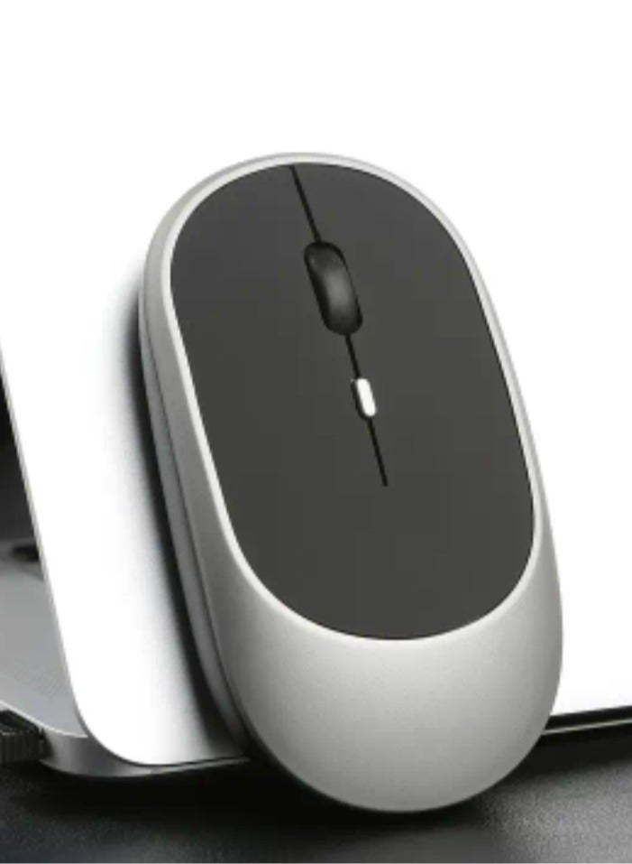 Dual mode wireless 2.4G mouse suitable for left and right hands ,portable mouse ,suitable for laptops ,4 bottom s ,easy to use and connect suitable for travel and work ,black colour  - Image 1