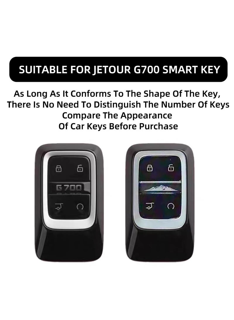 Adando Car Key Shell Cover Compatible with Jetour G700 2025 2026 Key Zinc Alloy And PU Material Car Smart Key Case Cover Full Protection g700 2025 2026 Key Shells - Image 3