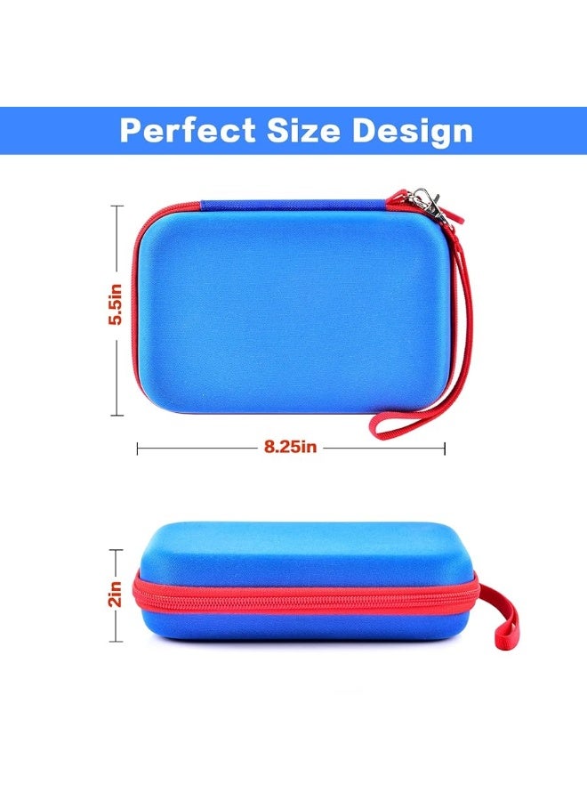 casmilee Case Compatible with Giiker Super Slide Brain Games, Brain Teaser Puzzles Organizer Storage Bag, Flow Slider Puzzle Game Holder (Blue) - Image 3
