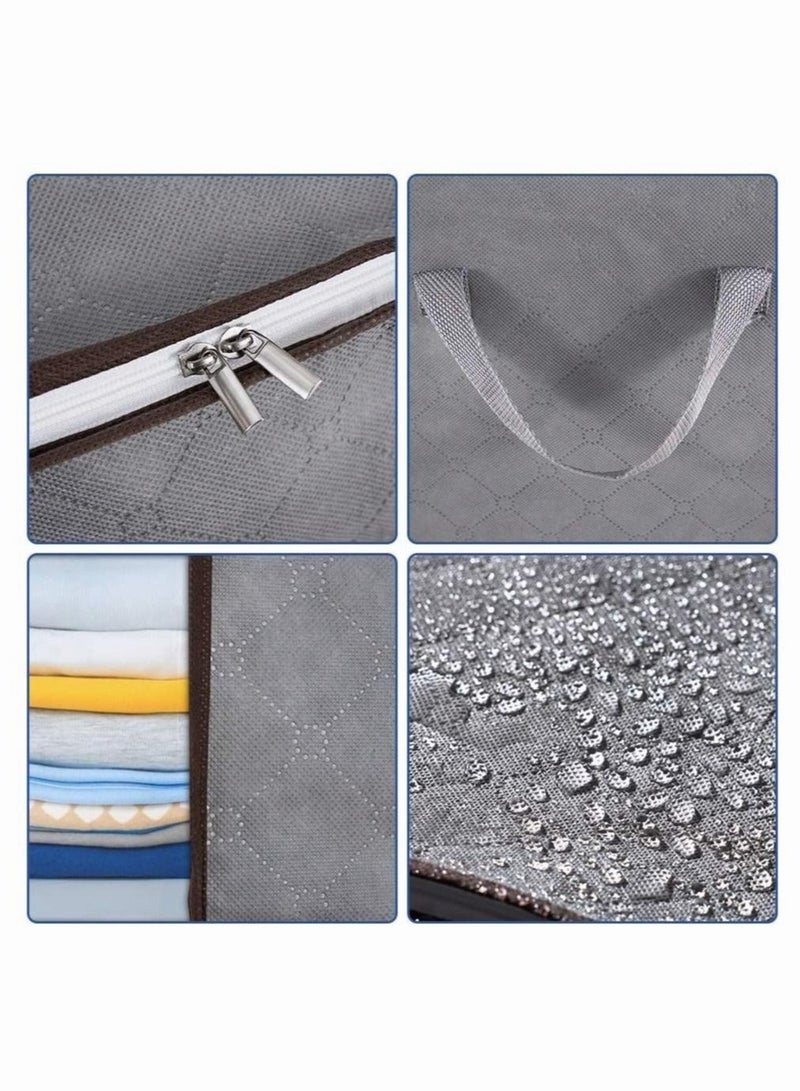 MIXDE 6 PCS Clothes Organizer Storage Bag with Reinforced Handle and Sturdy Zipper  60*40*35CM - Image 3