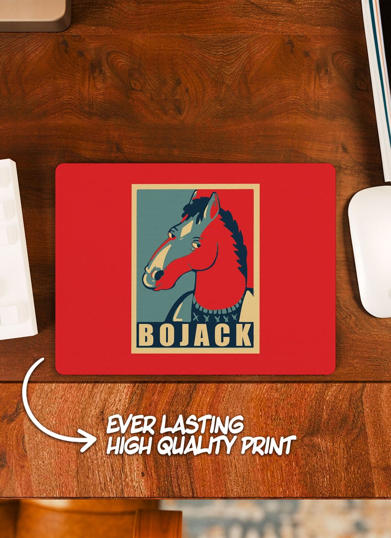 LOUD UNIVERSE Rectangular Desk Mouse Pad Bojack Horseman President Hope Poster Non-Slip Rubber Base Mouse Pad - Image 2