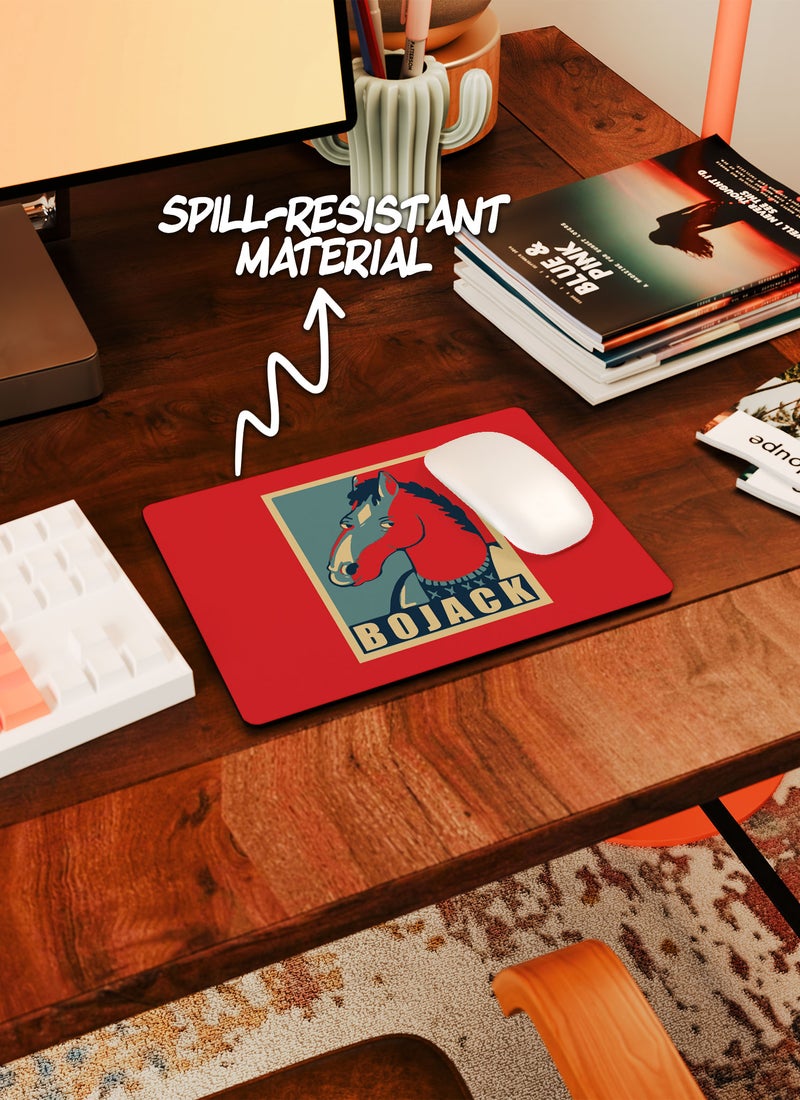 LOUD UNIVERSE Rectangular Desk Mouse Pad Bojack Horseman President Hope Poster Non-Slip Rubber Base Mouse Pad - Image 5