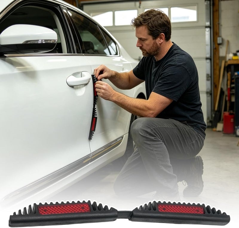 Car Door Protector Edge Guards,Vehicle Collision Strips Guards | Vehicle Door Edge Trim Bumper - for Parking Lot Home Outdoor Garage Truck Sedan SUV RV Automotive - Image 3