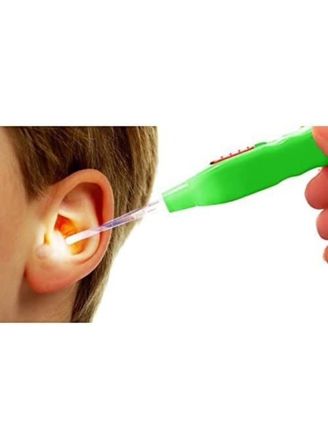 جهاز إزالة الشمع، أداة تنظيف الأذن بمصباح يدوي، آمن للأطفال، منظف أذن مرئي مضاء بضوء LED - متعدد الألوان - Image 1