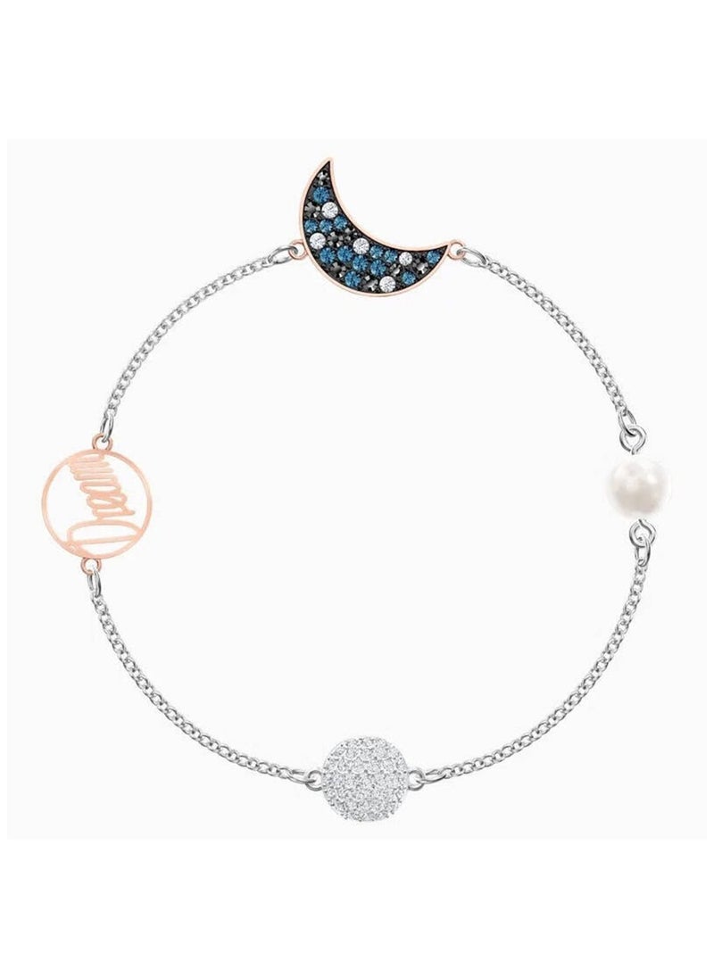 Generic - Sun, Moon, Stars, Pearl Invisible Magnetic Buckle Bracelet - Image 1