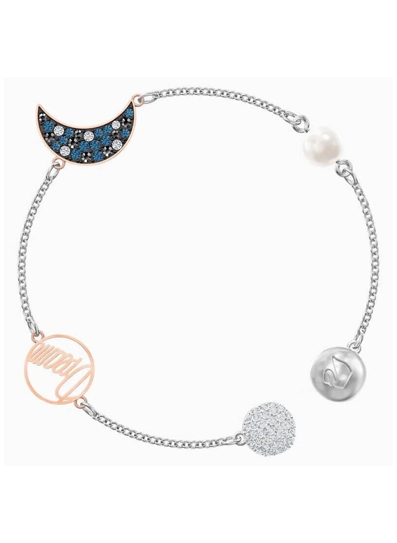Generic - Sun, Moon, Stars, Pearl Invisible Magnetic Buckle Bracelet - Image 1
