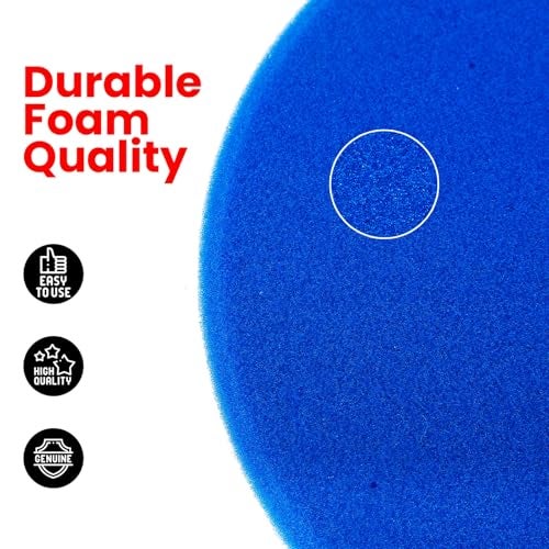 MaxShine Professional High-Pro Da Foam Pads 5.2 inches, Blue Medium Cutting/Polishing Pad, Use with DA/RO Polisher Polish Machine - Image 2
