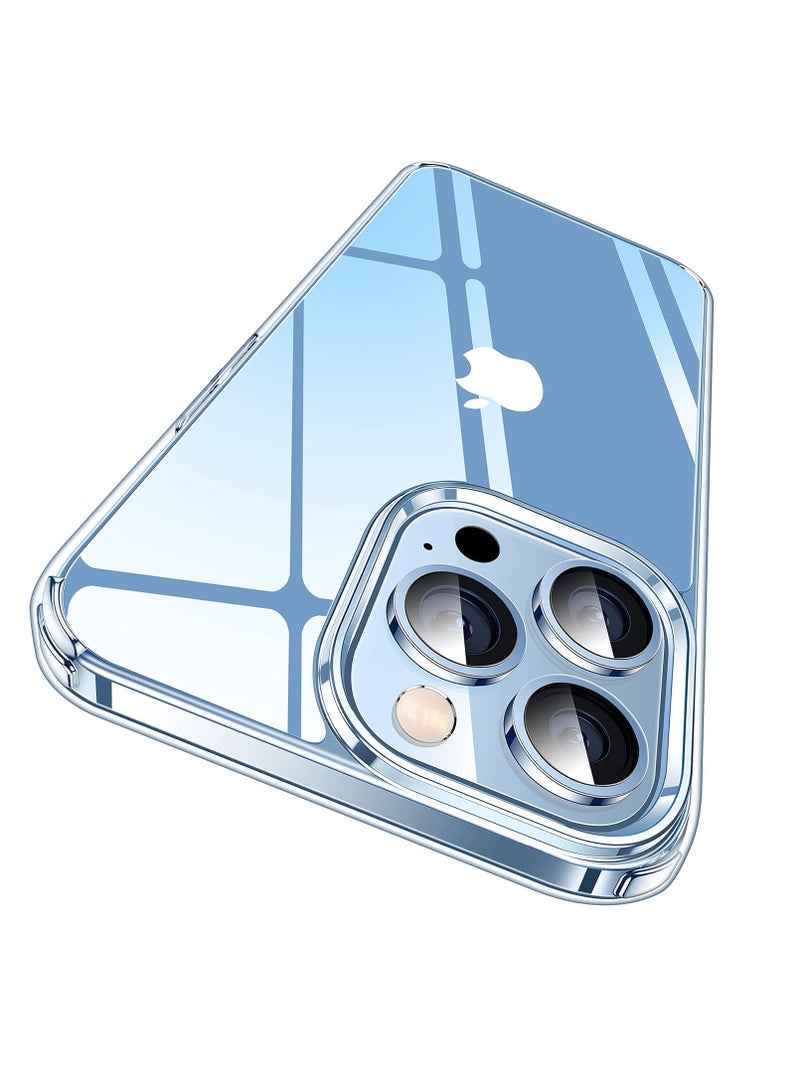 DUSALA For iPhone 13 Pro Max Case Crystal Clear, [Never Yellow Technology] [12FT Mil-Grade Protection] Transparent Slim Cover Women Men for iPhone 13 Pro Max Phone Case 6.7 inch, Clear - Image 1