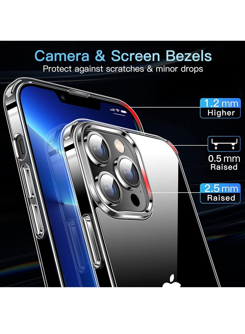 DUSALA For iPhone 13 Pro Max Case Crystal Clear, [Never Yellow Technology] [12FT Mil-Grade Protection] Transparent Slim Cover Women Men for iPhone 13 Pro Max Phone Case 6.7 inch, Clear - Image 4