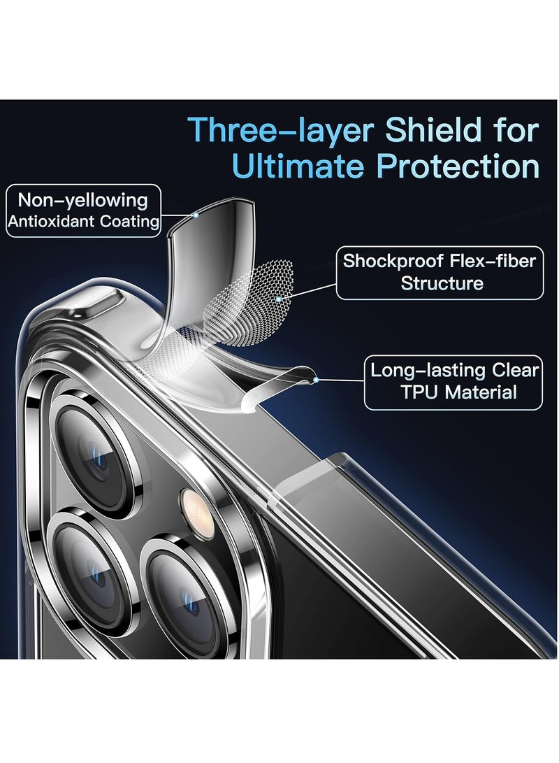 DUSALA For iPhone 13 Pro Max Case Crystal Clear, [Never Yellow Technology] [12FT Mil-Grade Protection] Transparent Slim Cover Women Men for iPhone 13 Pro Max Phone Case 6.7 inch, Clear - Image 5