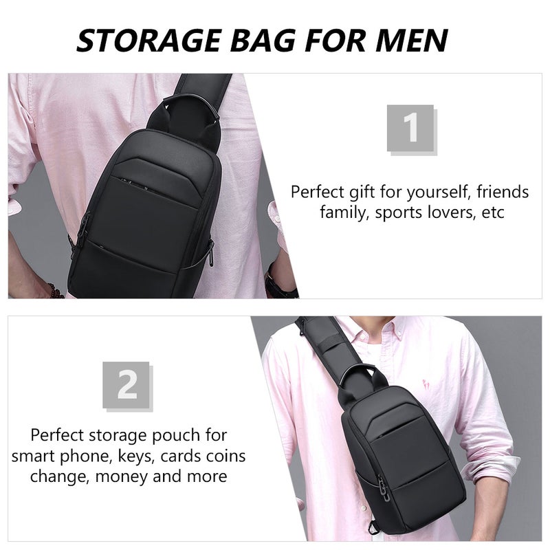 1Pc Storage Bag Shoulder Messenger Bag Chic Shoulder Pouch - Image 2