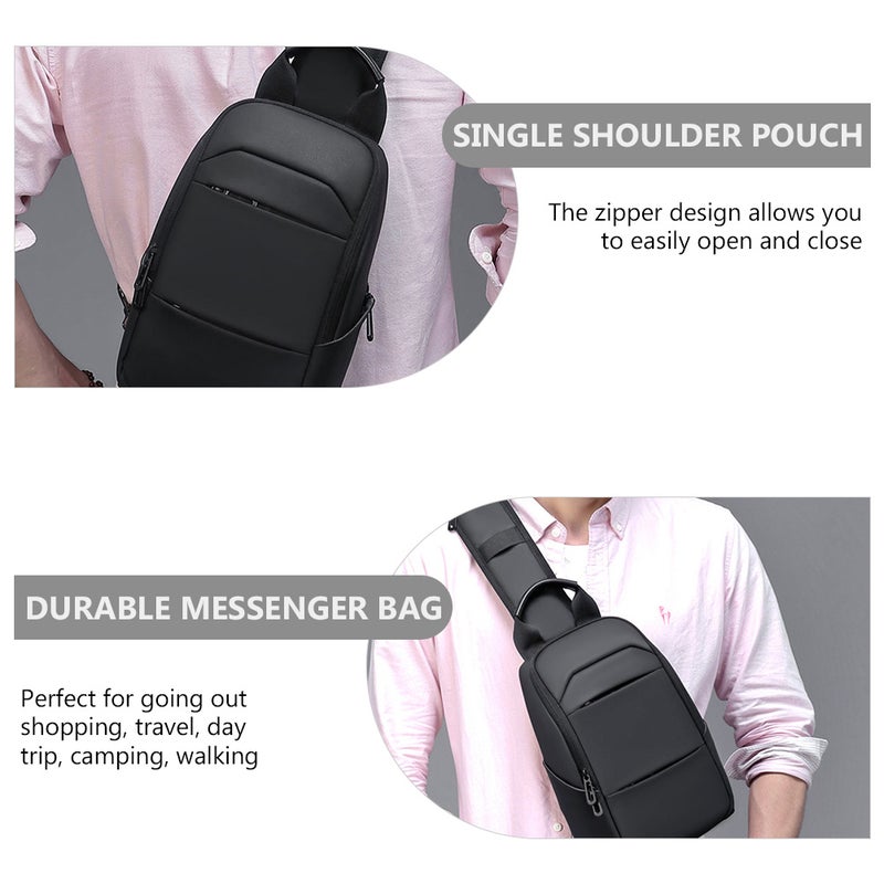 1Pc Storage Bag Shoulder Messenger Bag Chic Shoulder Pouch - Image 5