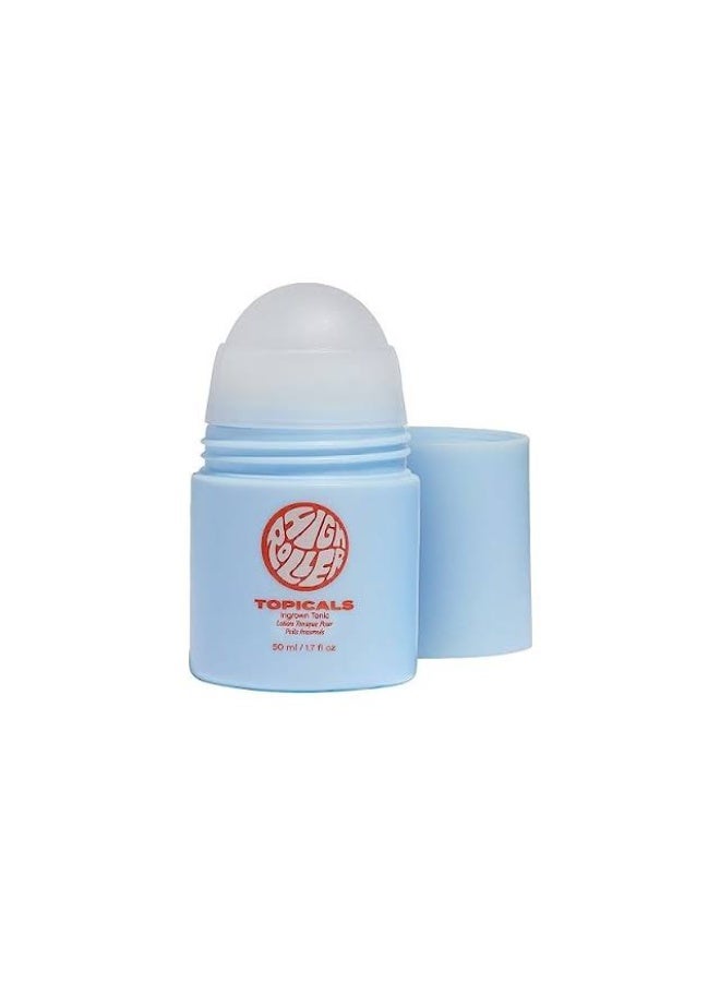 TOPICALS An exfoliating roll-on serum that treats hyperpigmentation and annoying ingrown hairs, with a size of 50 ml. - Image 2