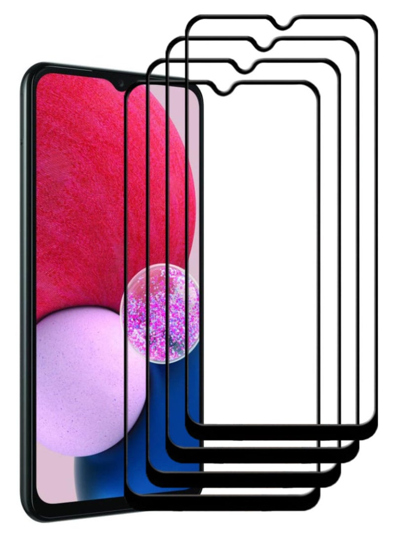 ACLIX 4 Pieces Antistatic ESD Dustproof Premium Quality High Definition Tempered Glass Screen Protector Designed For Samsung Galaxy A13 - Image 1