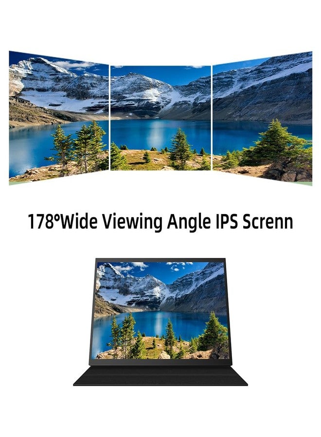 CUQI 7 Inch Mini Monitor, IPS 1024 × 600 HDMI Portable Monitor with Leather Stand for Raspberry Pi 5/4, Laptop, PC, Switch, Xbox, PS4 - Image 2